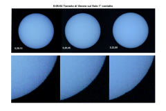 Transito Venere sul Sole 08/06/2004 - Primo contatto
