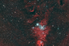 NGC 6820 in NGC 6823